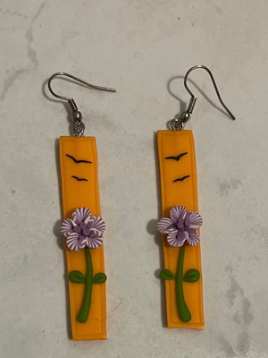 Earrings and necklace new from fimo