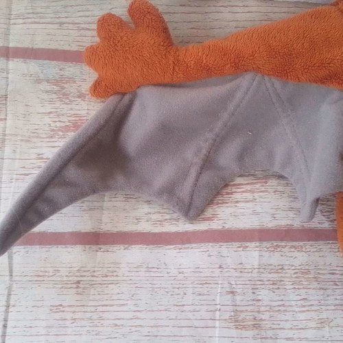 Plush puppet bat toy used Ben the bat
