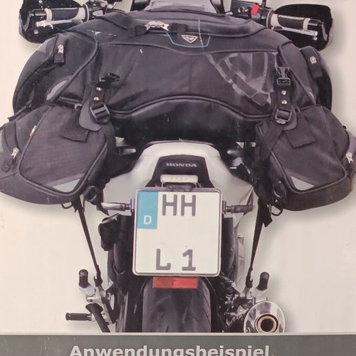 Vanucci Motorcycle Saddlebags like new, heavy-duty set with accessories