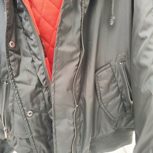 BSB women's jacket like new, size M, khaki with orange lining