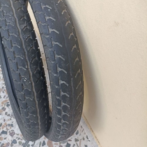 Michelin Gazelle motorcycle tires and tubes used