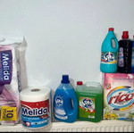 Household cleaning set new