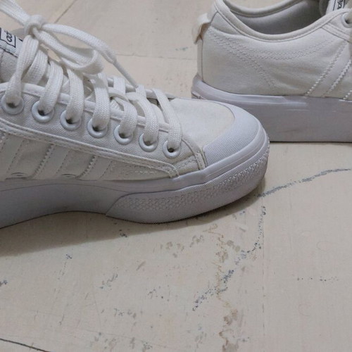 Adidas Nizza shoes like new, white and black, size 41-41.5