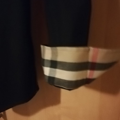 Burberry black shirt like new with checkered details