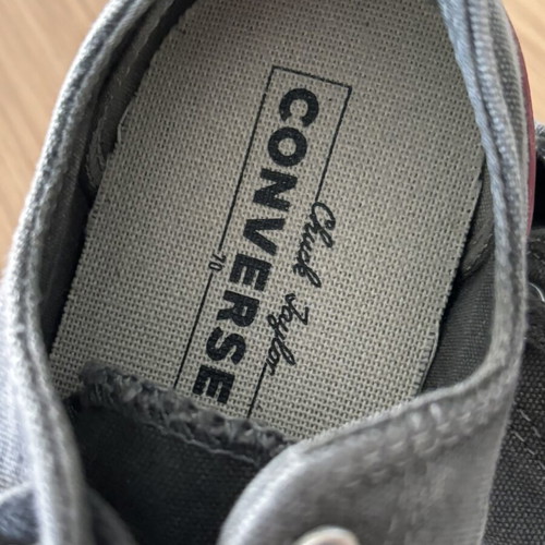 Converse Chuck 70 Ox Charcoal sneakers like new, size 38