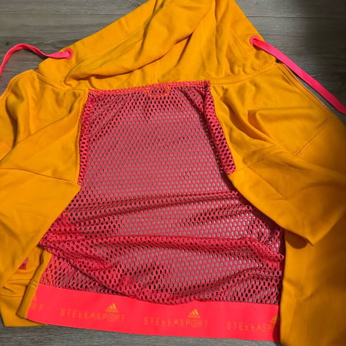 Adidas x Stella McCartney perforated jacket new, orange, size L