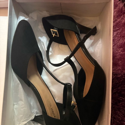 About you black pumps new size 39 with 7 cm heel