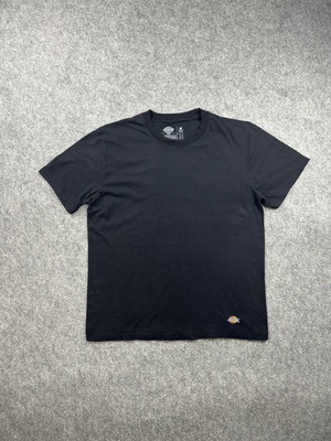 Dickies men's black short sleeve T-shirt, medium, 100% cotton