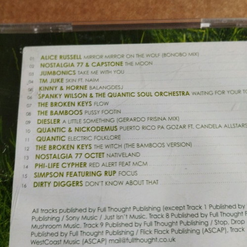 Shapes Compilation Tru Thoughts-Zebra Traffic CD used