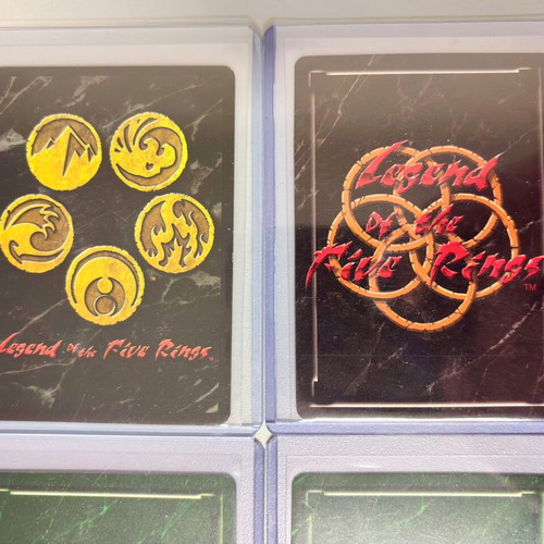 Legend Of The Five Rings 4 cards used, 1996-2000 lot