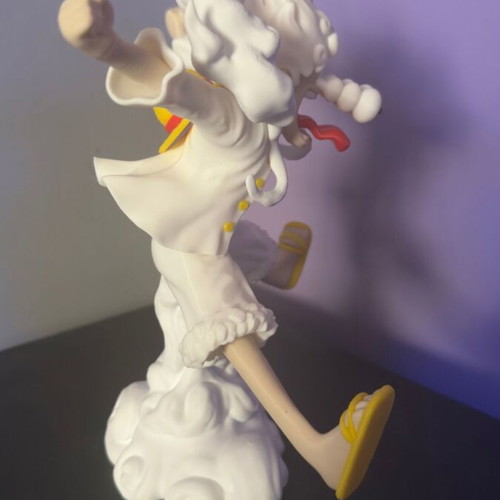 3D Printed Φιγούρα One Piece Monkey D. Luffy Gear 5 σε καρτουνίστικο στυλ