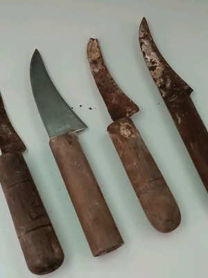 Μαχαίρια παλιά χειροποίητα μεταχειρισμένα, πακέτο