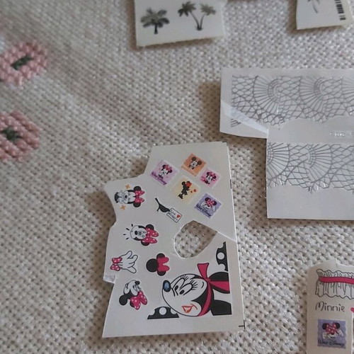 Nail tattoo stickers new, set of 5 pieces
