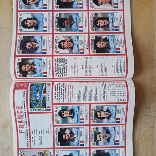 Panini Espana 1982 Official Reprint Album like new
