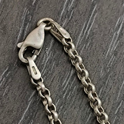 Silver chain used 50 cm, 8g