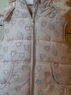 Αμανικό μπουφάν Orchestra για κορίτσι 5 ετών σαν καινούργιο, μπεζ ροζ