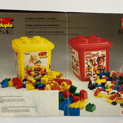 Lego 1990 Catalog In good condition with signs - pen notes Price 3.50 Euros