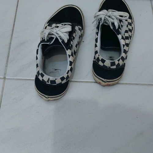 Vans shoes used, size 42.5, black and white