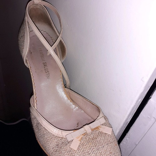 Shoes size 38 nude color in very good condition