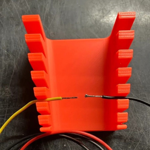 Cable soldering base new, 3D printed