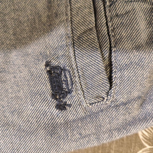 Bermuda shorts like new for boys 5-6 years, blue and gray