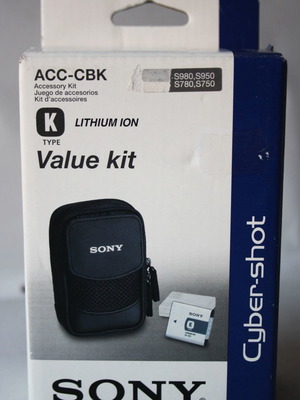 Sony Cyber Shot Value Accessory Kit ACC-CBK new