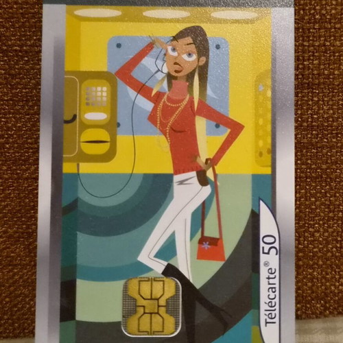 France Télécom Les Cabines phone card set used, 4 cards 2001
