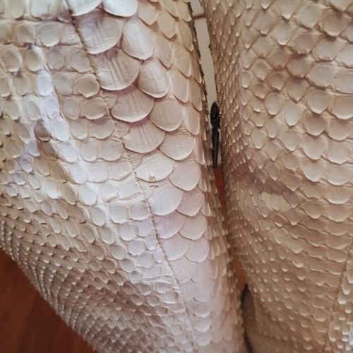 Rocco P. leather boots like new, size 37, white