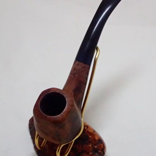 Handmade Tziaros tobacco pipe used, Greek made