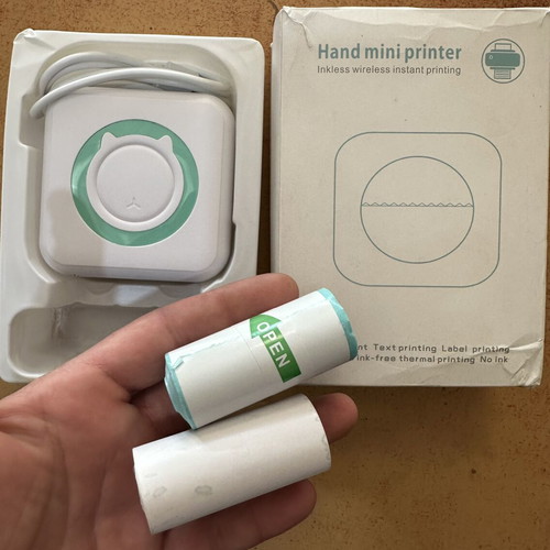 Hand Mini Printer N15 wireless thermal printer new