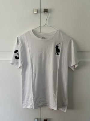 Ralph Lauren children's T-shirt Large, like new, white and blue