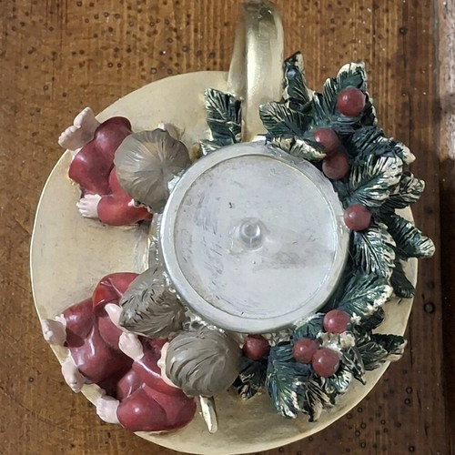 Christmas decorative angels with LED candle like new