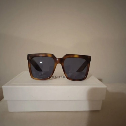 Celine CL4055IN sunglasses new, square tortoise acetate frame