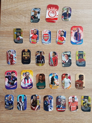 Tazos collectible tags, great players