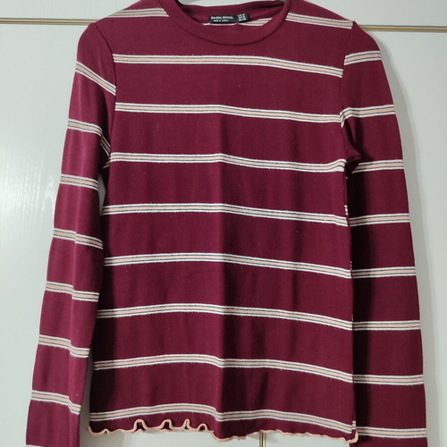 Bershka girl blouse size M red like new