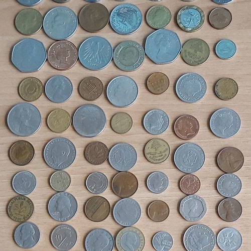 Συλλογή 69 νομισμάτων μεταχειρισμένη από 21 χώρες
