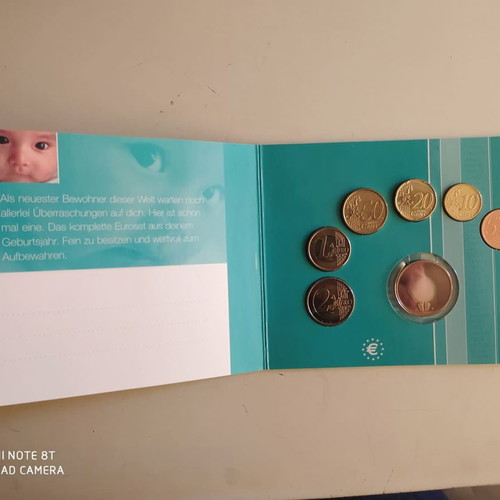 Germany 2002 euro coin set baby special edition new