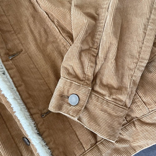 BoohooMAN Brown Corduroy Jacket Large used