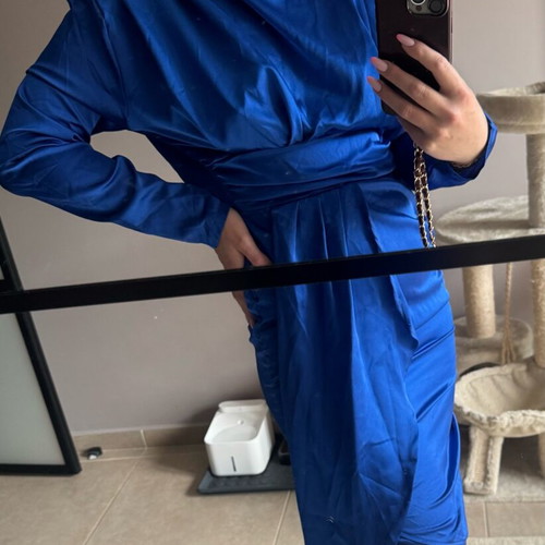 Muse dress used, size M, blue