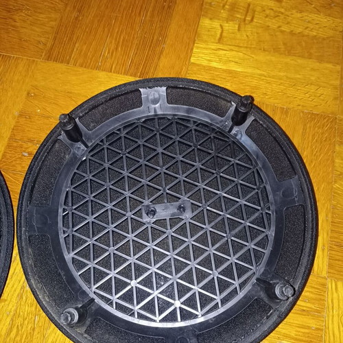 Philips speaker grilles used, large subwoofer