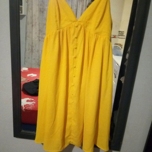 Yellow dress like new, sizes S and M