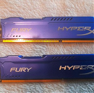HyperX 8GB DDR3 RAM με 2 Modules (2x4GB) και Ταχύτητα 1866 για Desktop