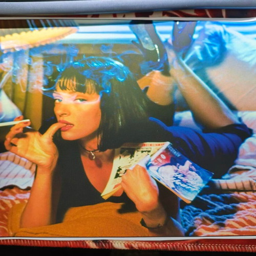 Pulp Fiction Collectible Poster Mia Wallace like new
