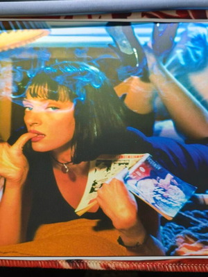 Pulp Fiction Collectible Poster Mia Wallace like new