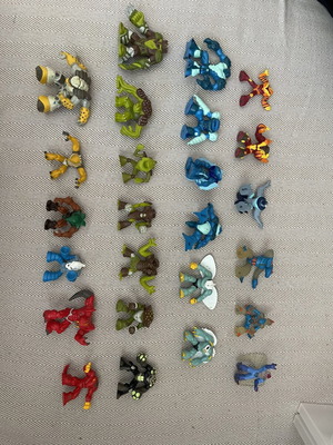 Gormiti figures used, pack from 2007 by Glochi Preziosi