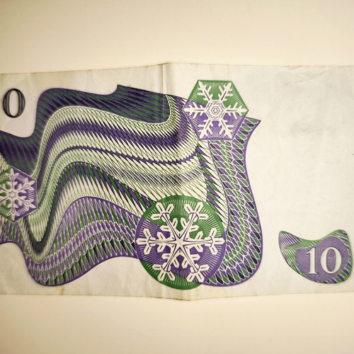 Swedish 10 Kronor Banknote 1988 like new