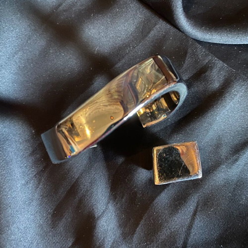 Calvin Klein jewelry set like new, bracelet cuff and ring