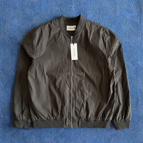 Nowadays Bomber Jacket new, men's size L, dark blue polyester