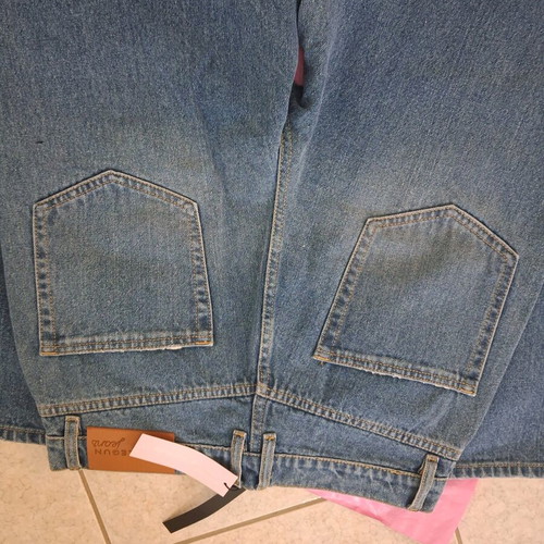 Bubblegun jeans new, size large, blue