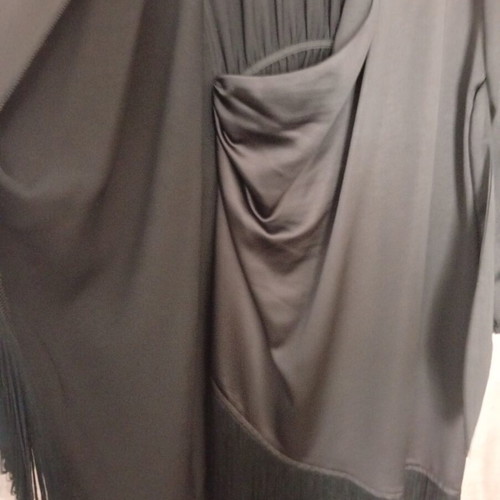 Desirée satin dress like new, size L, black